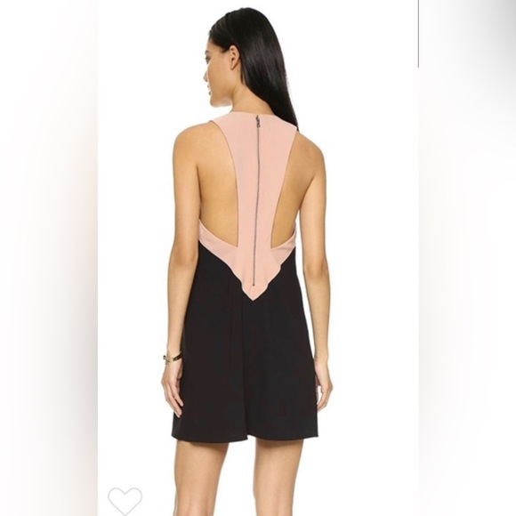 NWT Alice + Olivia Maya Colorblock Trapeze Dress - Picture 3 of 5